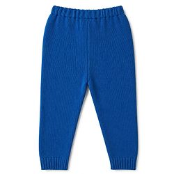Babyhug Knit Full Sleeves Striped Sweater Set - Blue