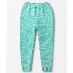 Babyhug Knit Full Sleeves Solid Sweater Set - Blue