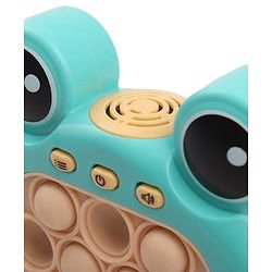 Babyhug Fast Push Pop Light-Up Game - Sea Green| Fidget Toy for Kids & Adults| 4 Modes: Pass Through, Memory, Scoring & Multiplayer| Push Buttons with Light & Music| BIS Certified| Screen-Free Play