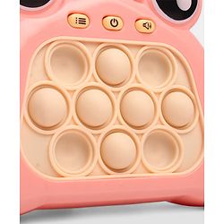Babyhug Fast Push Pop Light-Up Game - Sea Green| Fidget Toy for Kids & Adults| 4 Modes: Pass Through, Memory, Scoring & Multiplayer| Push Buttons with Light & Music| BIS Certified| Screen-Free Play