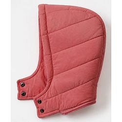 Babyhug Woven Padded Quilted Hooded Winter Jacket with Full Sleeves and Stars Print - Dark Pink