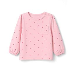 Babyhug 100% Cotton Knit Full Sleeves T-Shirts with Floral Print and Bee Embroidery Pack of 3 in Light Pink, White & Dark Pink