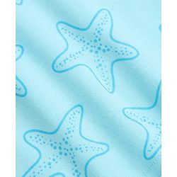 Babyhug Cotton Interlock Knit Full Sleeves Co-Ord T-Shirt And Pyjama Night Suit With Star Print - Blue