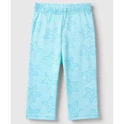 Babyhug Cotton Interlock Knit Full Sleeves Co-Ord T-Shirt And Pyjama Night Suit With Star Print - Blue