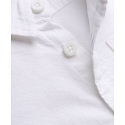 Babyhug 100% Cotton Woven Solid Shirt with Full Sleeves in White for 12-18 Months