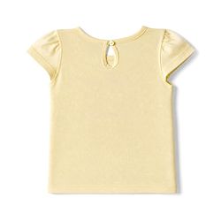 Babyhug 100% Cotton Knit T-Shirt with Half Sleeves and New York City Print - Yellow