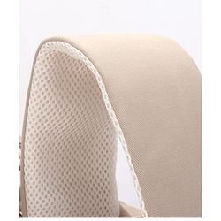 Babyhug Diaper Backpack | 3 Front Zipper Pockets| Spacious Main Compartment| Bottle Pocket| Wipes Dispenser| Stroller Hanging Straps| Back Zipper| Dual Top Handles| 26 x 18 x 39 cm| Unisex - Beige