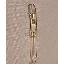 Babyhug Diaper Backpack | 3 Front Zipper Pockets| Spacious Main Compartment| Bottle Pocket| Wipes Dispenser| Stroller Hanging Straps| Back Zipper| Dual Top Handles| 26 x 18 x 39 cm| Unisex - Beige