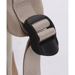 Babyhug Diaper Backpack | 3 Front Zipper Pockets| Spacious Main Compartment| Bottle Pocket| Wipes Dispenser| Stroller Hanging Straps| Back Zipper| Dual Top Handles| 26 x 18 x 39 cm| Unisex - Beige