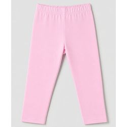 Babyhug Cotton Elastane Knit Solid Full Length Leggings With Floral & Polka Dot Print Pack of 3 - Pink