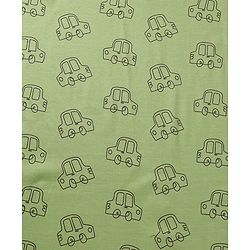Babyhug Cotton Knit Hooded Towel & Wrapper L 77 x B 77 cm - Green