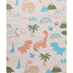 Babyhug Cotton Knit Hooded Towel & Wrapper L 78 x B 75 cm - Green