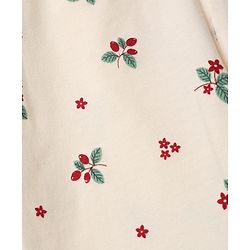 Babyhug Cotton Elastane Knit Full Length Slim Fit Leggings With Floral & Polka Dot Print Pack of 3 in Pink Red