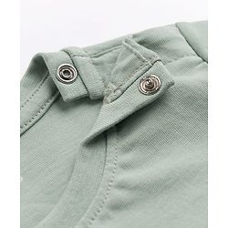 Babyhug 100% Cotton Knit Full Sleeves T-Shirt & Pyjama Night Suit with Animal Print - Green