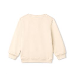 Babyhug 100% Cotton Knit Sweatshirt with Full Sleeves and Bear Print - Peach