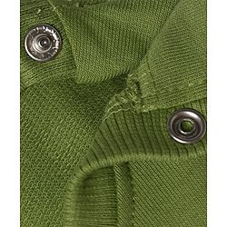 Babyhug 100% Cotton Heavy Gauge Terry Knit Sweatshirt with Full Sleeves & Tractor Print - Green