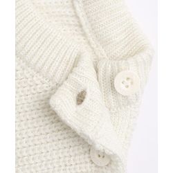 Babyhug Knit Full Sleeves Color Block Sweater Set - Green/White