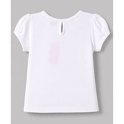 Babyhug 100% Cotton Single Jersey Knit Frock with Short Sleeves Inner Tee With Rabbit Embroidery - Yellow