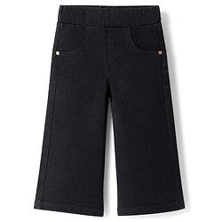 Babyhug Denim Full Length Jeggings with Stretch - Blue