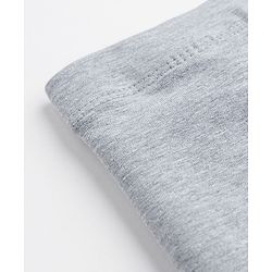 Babyhug Cotton Elastane Knit Full Length Solid Leggings - Grey