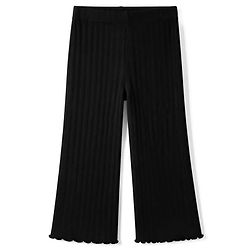 Babyhug Cotton Elastane Knit Solid Full Length Leggings -Black