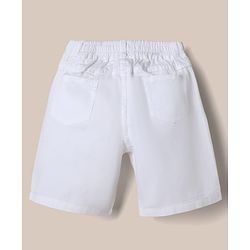 Babyhug Woven Half Sleeves Shirt and Shorts Set With Striped Print - Blue & White