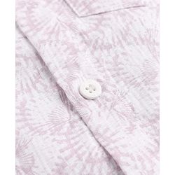 Babyhug Cotton Woven Half Sleeves Shirt and Shorts Set with Leaves Print in White
