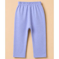 Babyhug Cotton Knit Full Length Diaper Leggings With Animal Print Pack of 3 - Blue Grey White