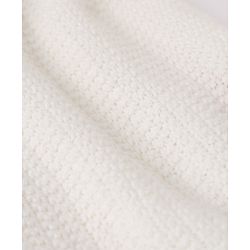 Babyhug Knit Solid Sweater Set in White