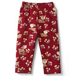 Babyhug 100% Cotton Knit Full Sleeves Co-Ords T-Shirt & Pyjama Night Suit with Deer & Floral Print - Dark Pink