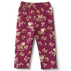 Babyhug 100% Cotton Knit Full Sleeves Co-Ords T-Shirt & Pyjama Night Suit with Deer & Floral Print - Dark Pink