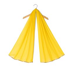 Babyhug Georgette Woven Half Sleeves Lehenga Choli and Dupatta Set With Floral Embroidery & Foil Print - Yellow