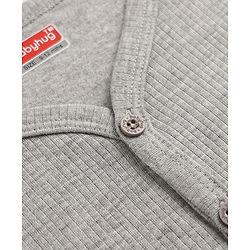 Babyhug Cotton Knit Full Sleeves Solid Thermal Inner Wear- Grey