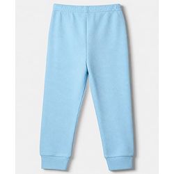 Babyhug Cotton Knit Full Sleeves Solid Thermal Set - Blue