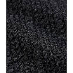 Babyhug Cotton Knit Full Sleeves Solid Thermal Inner Wear - Black