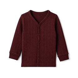 Babyhug Knit Full Sleeves Solid Thermal Inner Wear Vest Pack of 2 - Purple