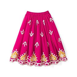 Babyhug Woven Georgette Lehenga Choli and Dupatta Set with Sleeveless and Floral Embroidery in Pink for 2-3 Years
