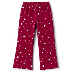 Babyhug Velour Knit Full Length Star Printed Wide Legged Fleece & Woollen Pant -Maroon