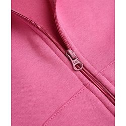 Babyhug Cotton Blend Heavy Gauge Warm Fleece Full Sleeves Solid Sweatshirt - Pink