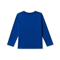 Babyhug Disney Cotton Single Jersey Knit Full Sleeves T-Shirt with Lion King Print - Blue