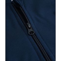 Babyhug Heavy Gauge Fleece Knit Warm Full Sleeves Hooded Sweatjacket - Navy Blue