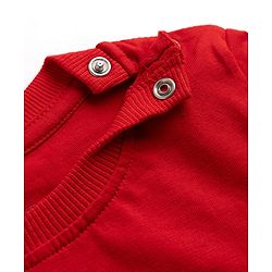 Babyhug Marvel 100% Cotton Single Jersey Knit Full Sleeves T-Shirt & Pajama Night Suit with Spider Man Graphic Print - Red & Blue