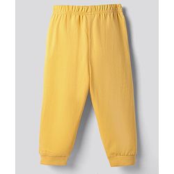 Babyhug Disney Single Jersey Knit Full Sleeves T-Shirt & Pyjama Night Suit with Winnie the Pooh Graphic - White