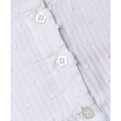 Babyhug 100% Cotton Knit Half sleeves Top & Shorts Set - White