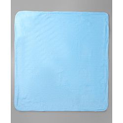 Babyhug Knit Hooded Towel With Animal Embroidery L 81 x B 81 cm - Blue