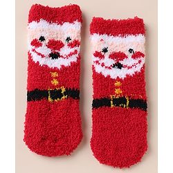 Cute Walk by Babyhug Knit Mid Calf Length Woolen Socks - Red