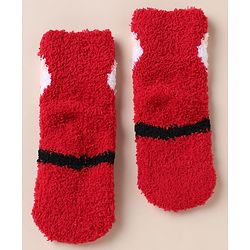 Cute Walk by Babyhug Knit Mid Calf Length Woolen Socks - Red