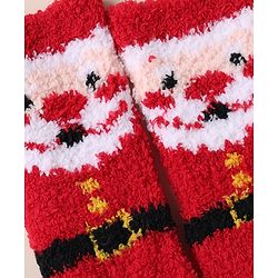 Cute Walk by Babyhug Knit Mid Calf Length Woolen Socks - Red