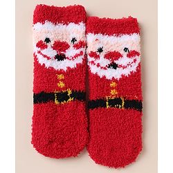 Cute Walk by Babyhug Knit Mid Calf Length Woolen Socks - Red