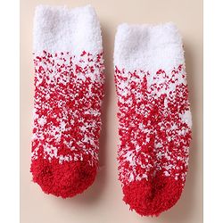 Cute walk by Babyhug Mid Calf Length Woolen Socks -Red